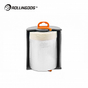 Укрывное полотно на малярной ленте с диспенсером Rollingdog 8мкм, 55см x 30м, арт.80048