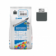 Затирка MAPEI KERACOLOR FF № 114, 2 кг, Антрацит 