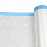 Укрывное полотно на малярной ленте Rollingdog WASHI-SHIELD 8мкм, 150см x 30м, арт.81450
